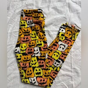 Lularoe Halloween Pumpkin Leggings & shirt